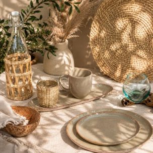 Lot de 6 petites assiettes, DUNE