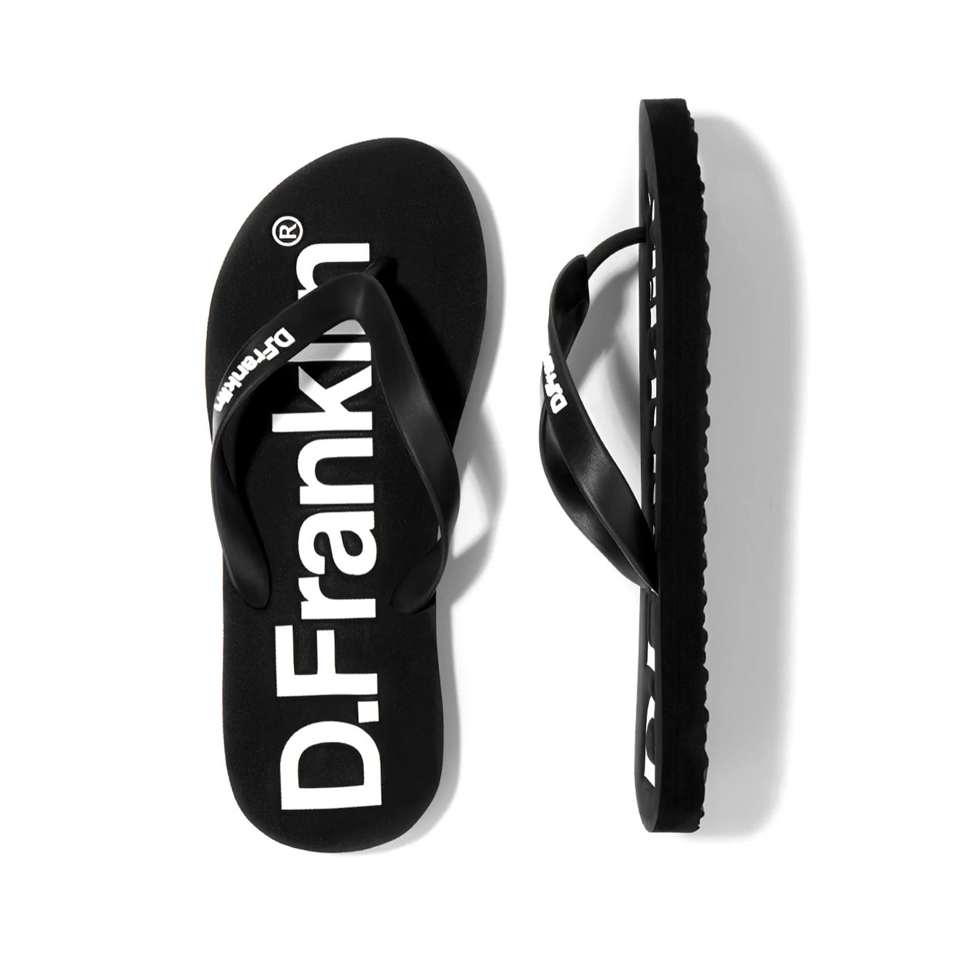 Sandalias Flip Flop en Negro D.Franklin