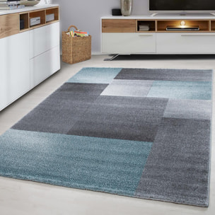 Tapis salon et chambre tissé motif géométrique HIME