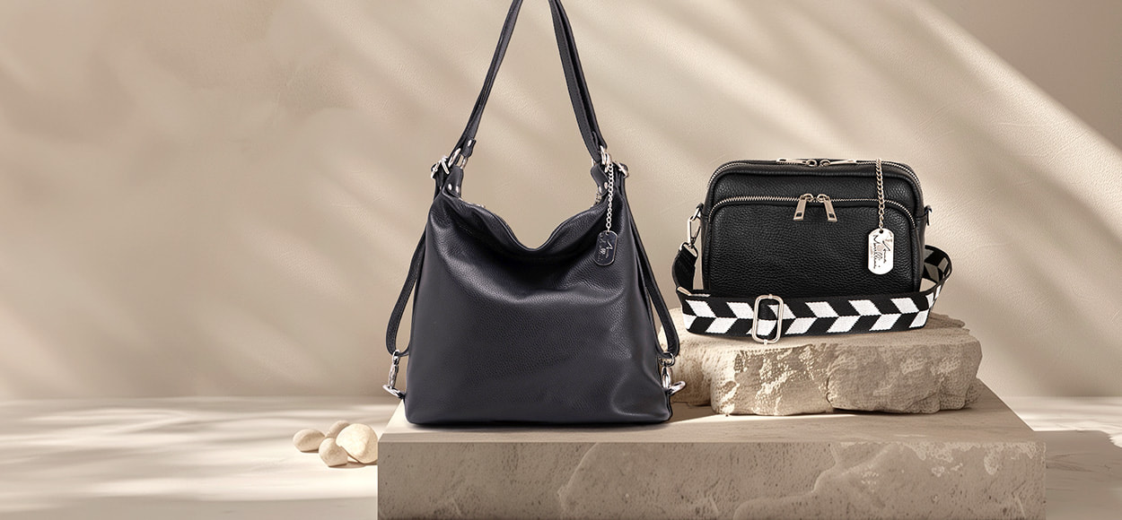 BLACK AND COGNAC ITALIAN BAGS à super prix sur VEEPEE