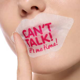 Lip Sheet Mask Can't Talk - Masque transparent Lèvres - Acide Hyaluronique et Glycérine