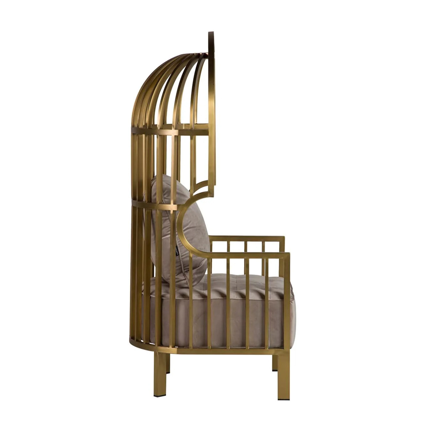 Butaca Acero Inoxidable Velvet Charleston 68x68x150 Cm
