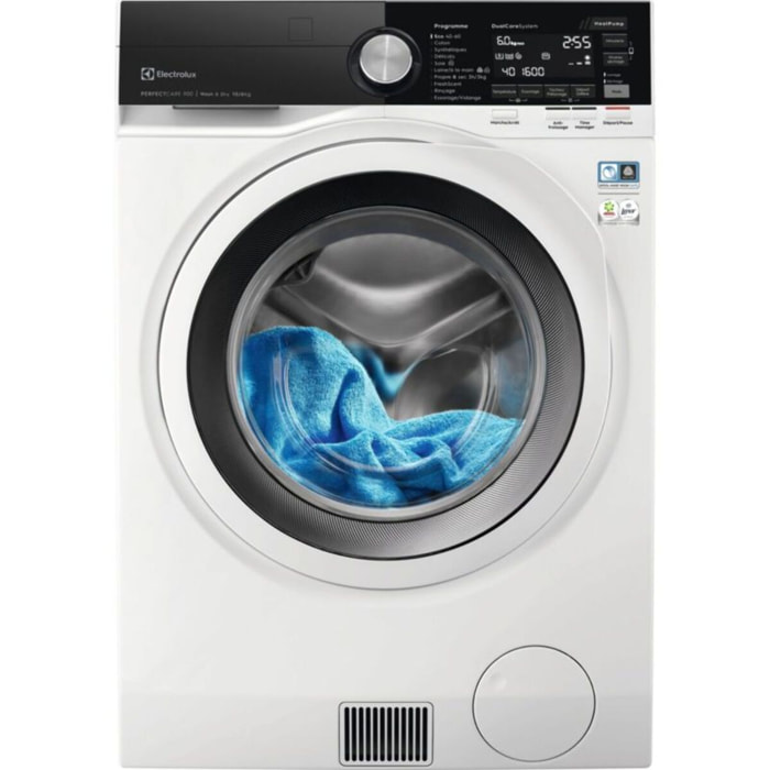 Lave linge séchant hublot ELECTROLUX EW9W1165RB - 10/6 kg - 1600 tr/min - Classe B - Moteur induction