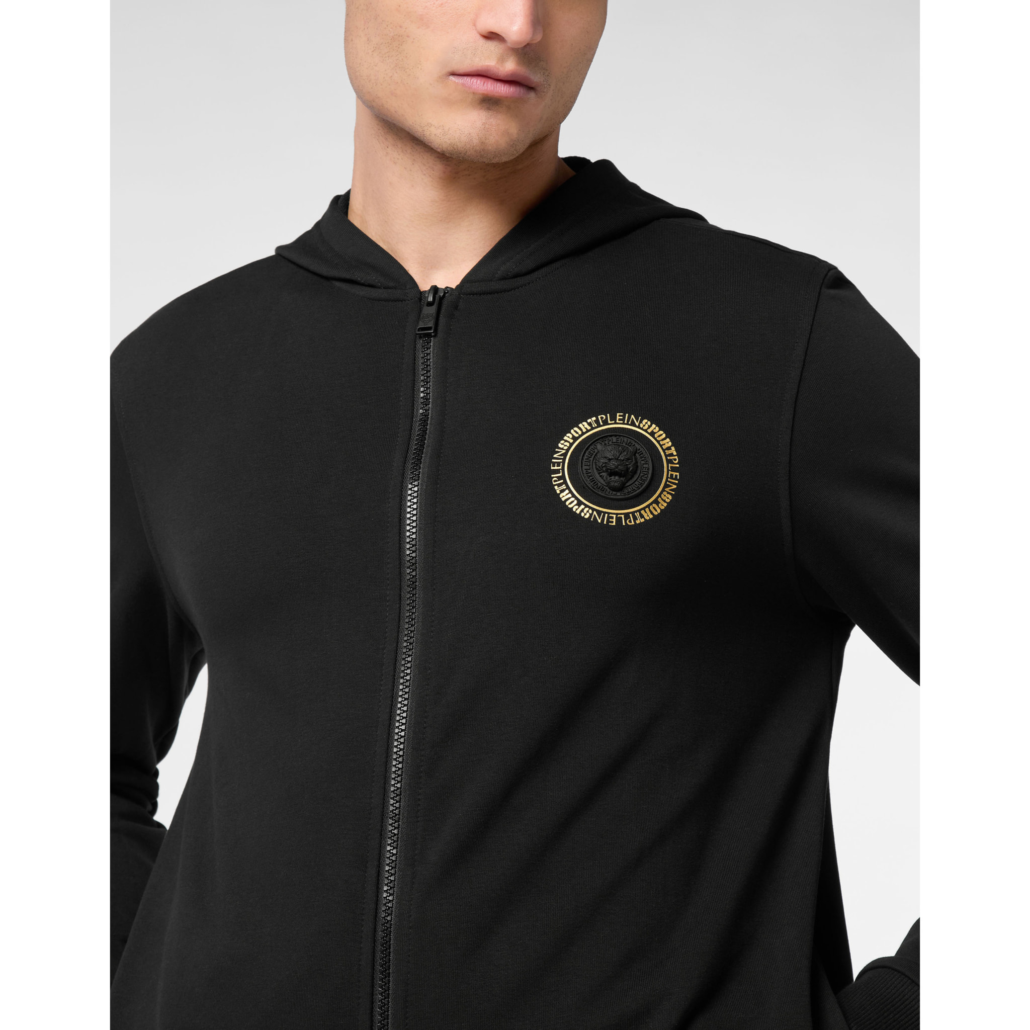PLEIN SPORT Hooded Sweatjacket TIGER