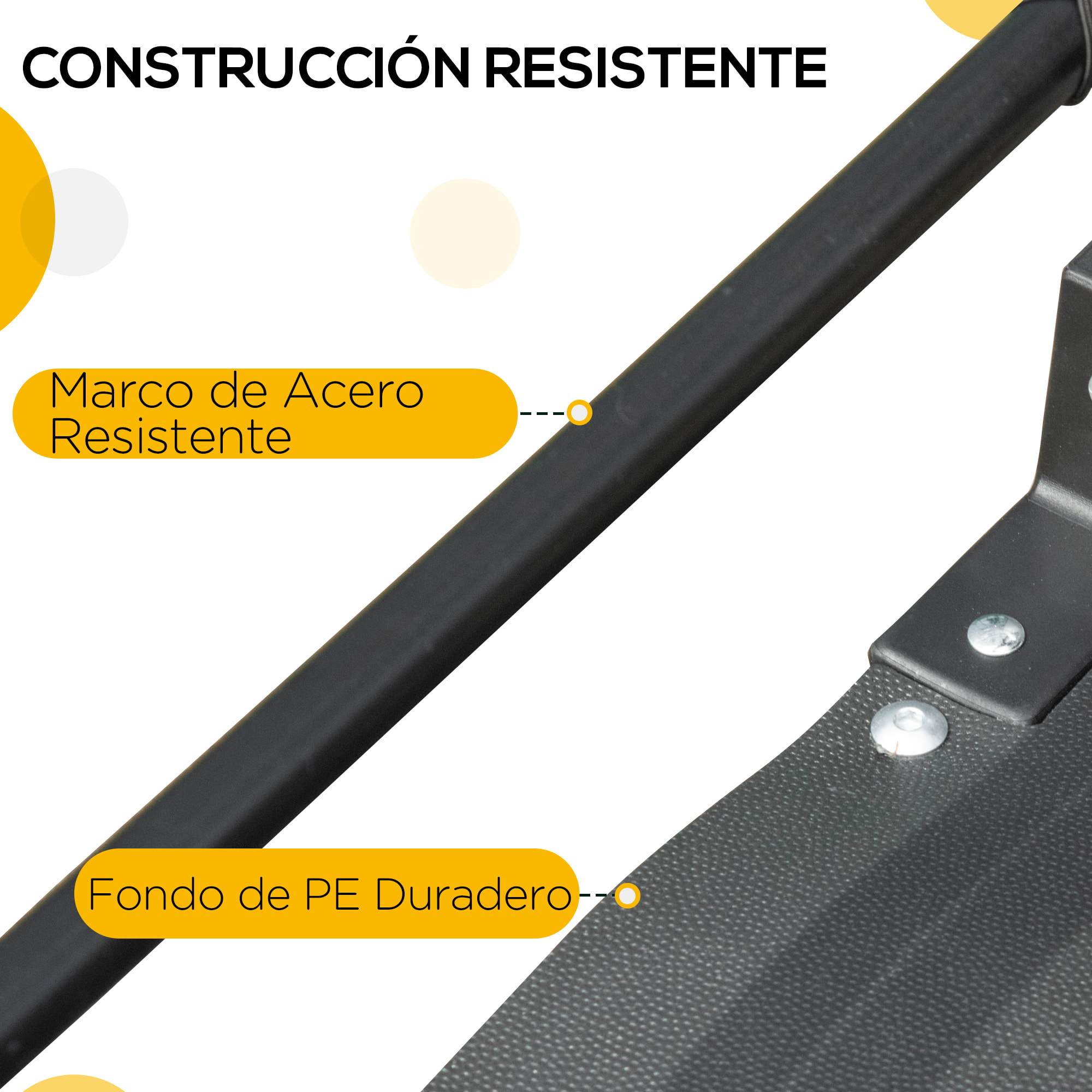 Remolque de Carga para Bicicleta Carro para Bicicleta Desmontable con 2 Ruedas Reflectores y Bandera Marco con Amortiguador Capacidad de 70L Carga 40 kg 125x64x53,5 cm Negro