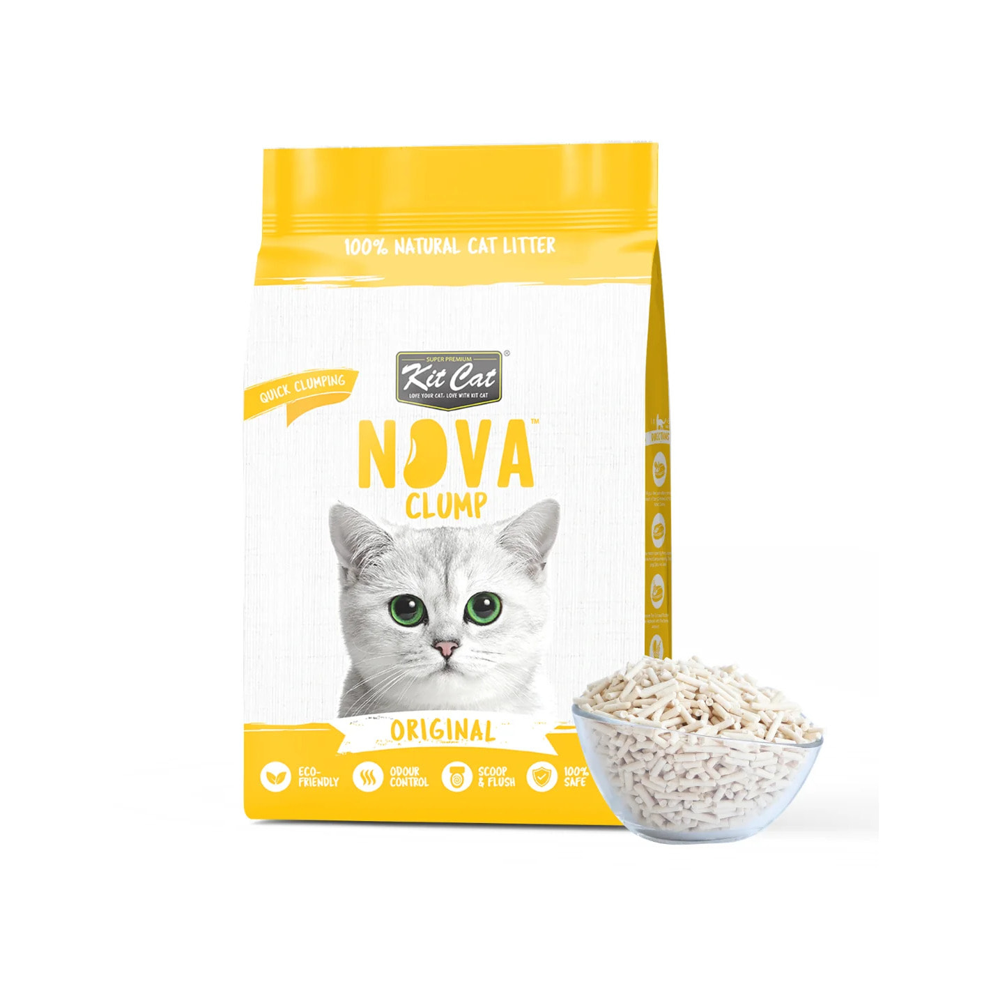 Kit Cat Arena Eco Nova - Original 7 L Arena para gatos