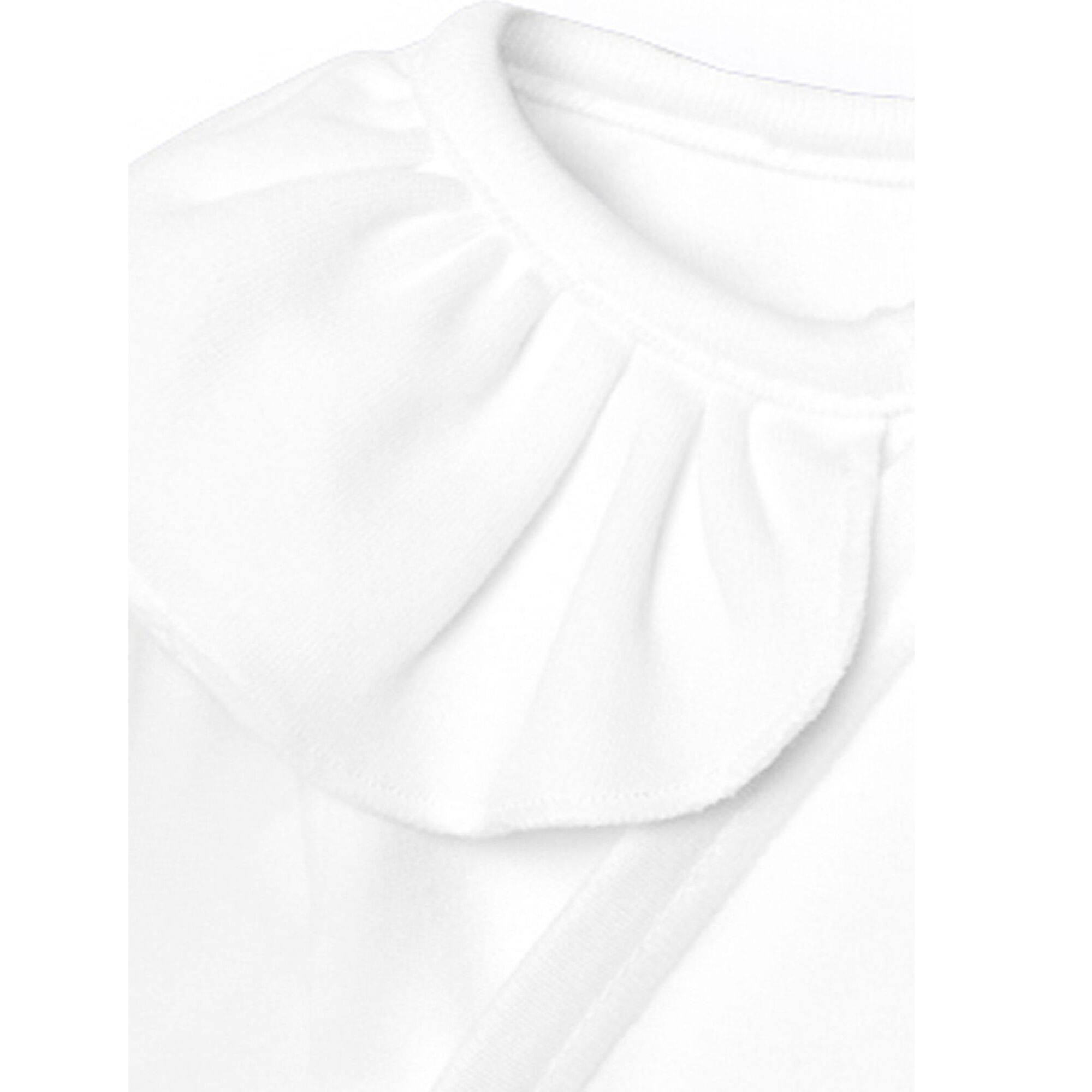 Body cruzado bebé manga larga volante