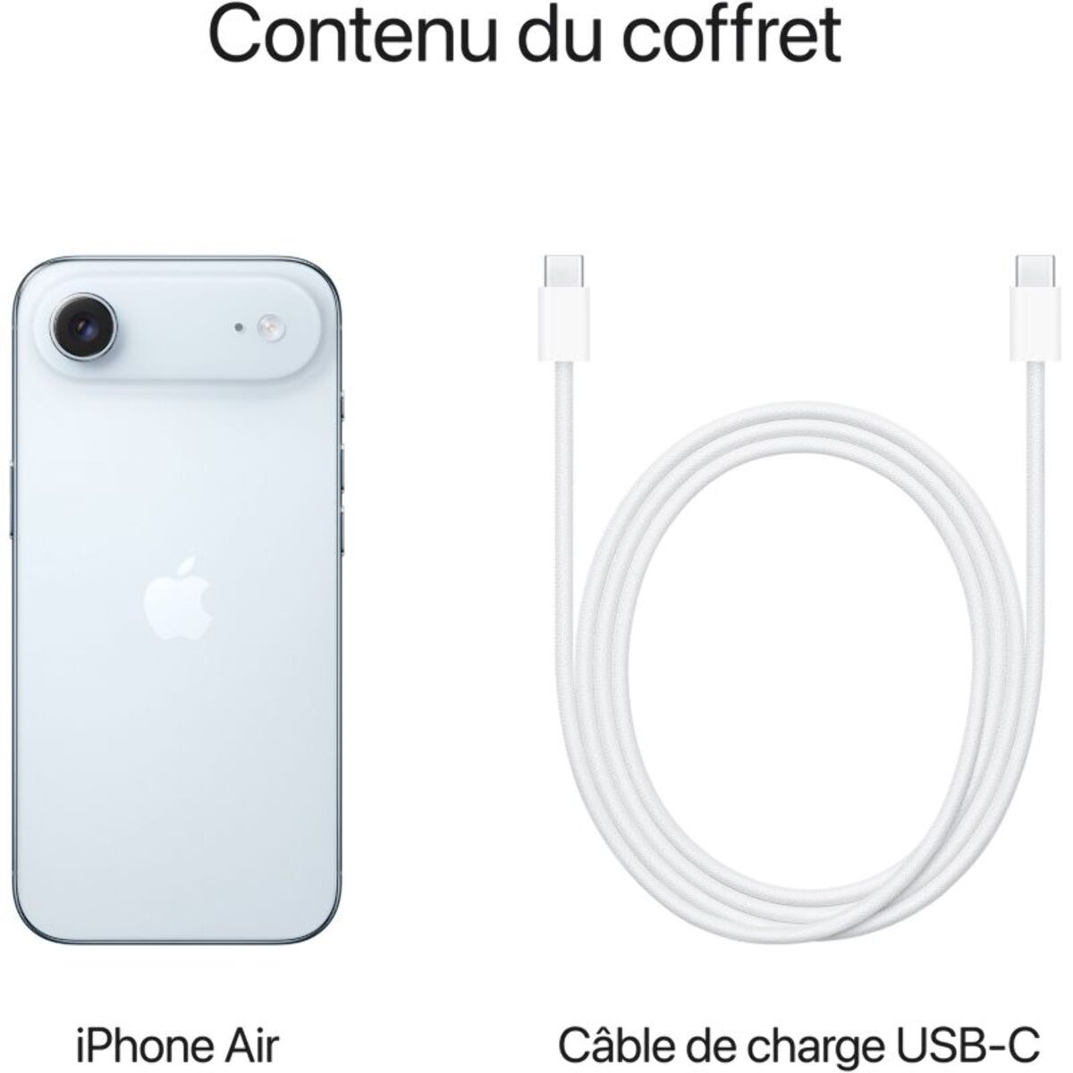 Smartphone APPLE iPhone Air Bleu ciel 512Go