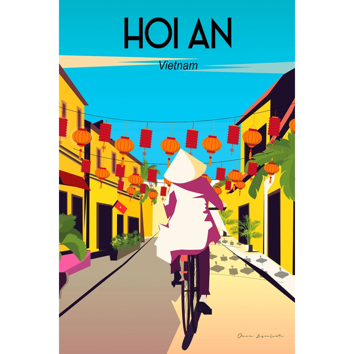 Tableau de voyage Hoi An Vietnam Tableau plexiglas