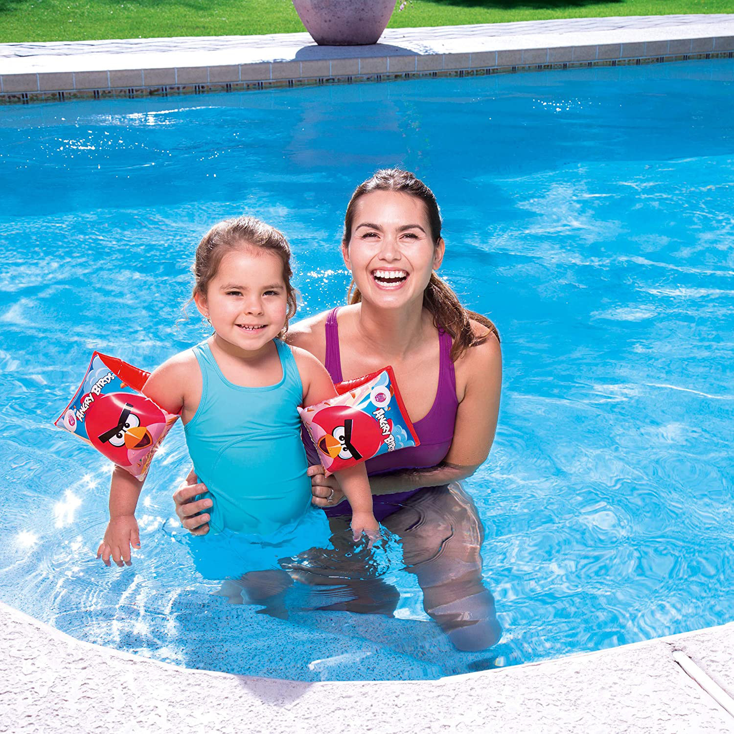 BRACCIALI INFLATIBILI ANGRY BIRDS 23x15 CM.