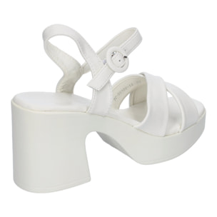 Sandalia de Tacón para Mujer Comodas y Elegantes, Diseño Moderno con Tiras Cruzadas en la Pala