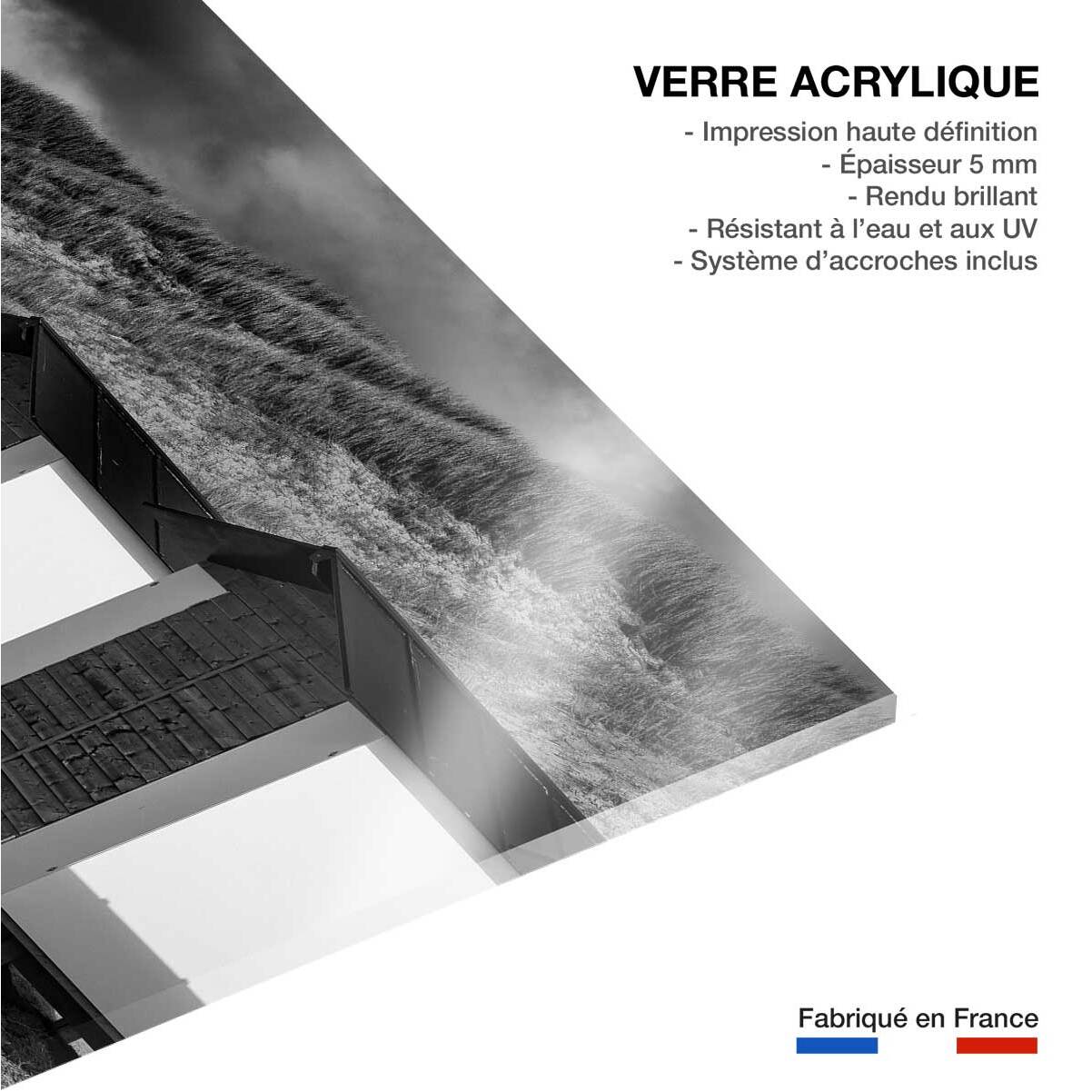 Tableau cabanes de plage Tableau plexiglas