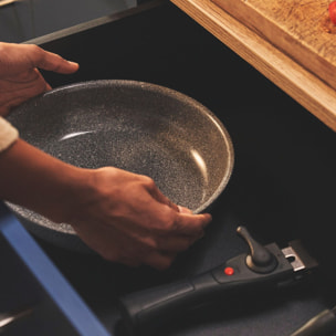 Poêle, 26 cm, Aluminium, Revêtement antiadhésif en céramique