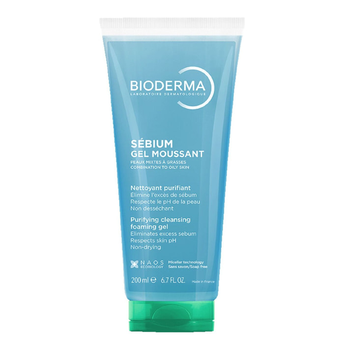 Sebium - Gel Moussant Nettoyant Purifiant 200ml