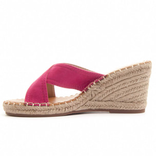 Sandalias de Cuña - Rosa - Altura: 7 cm