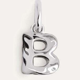 Charm Letter Organic Plata