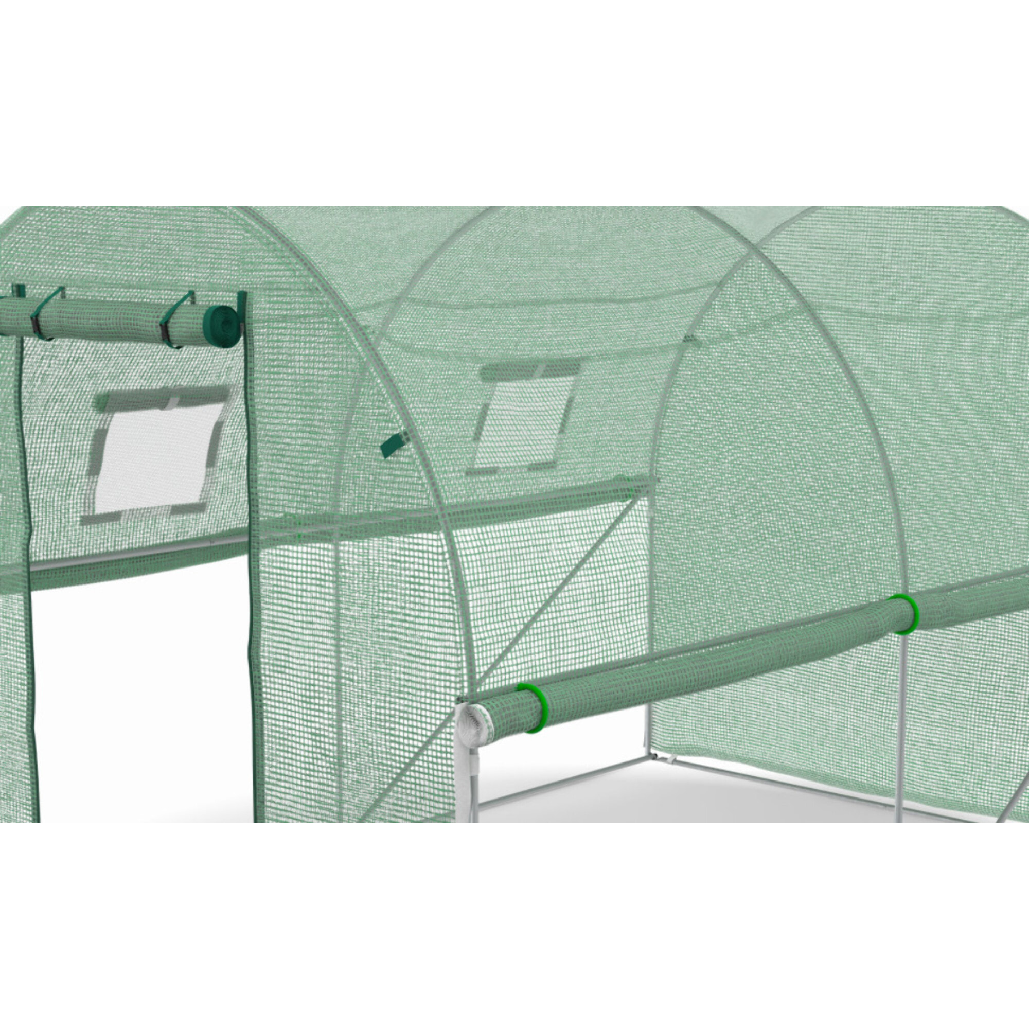 Serre 6m² verte - gamme toutes saisons