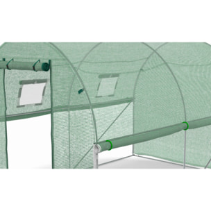 Serre 6m² verte - gamme toutes saisons