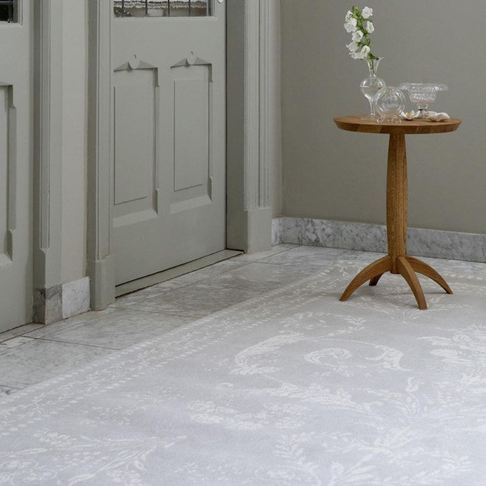 Tapis salon et chambre fait main en coton motif floral ECLATANT