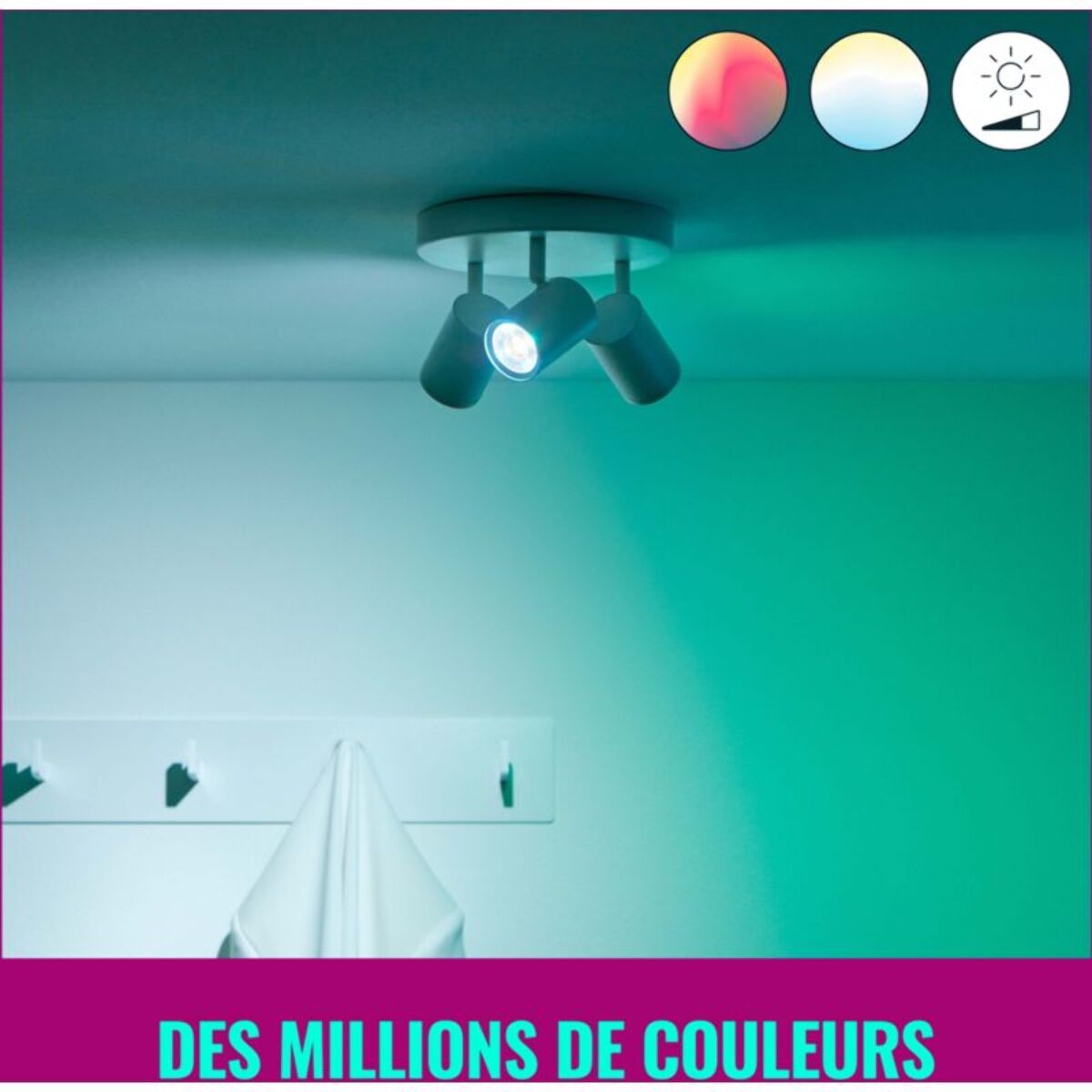 Ampoule LED connectée WIZ GU10 Couleur 50W