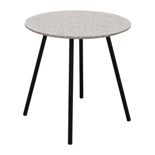 Table Effet Granit Gris X2 Pluton