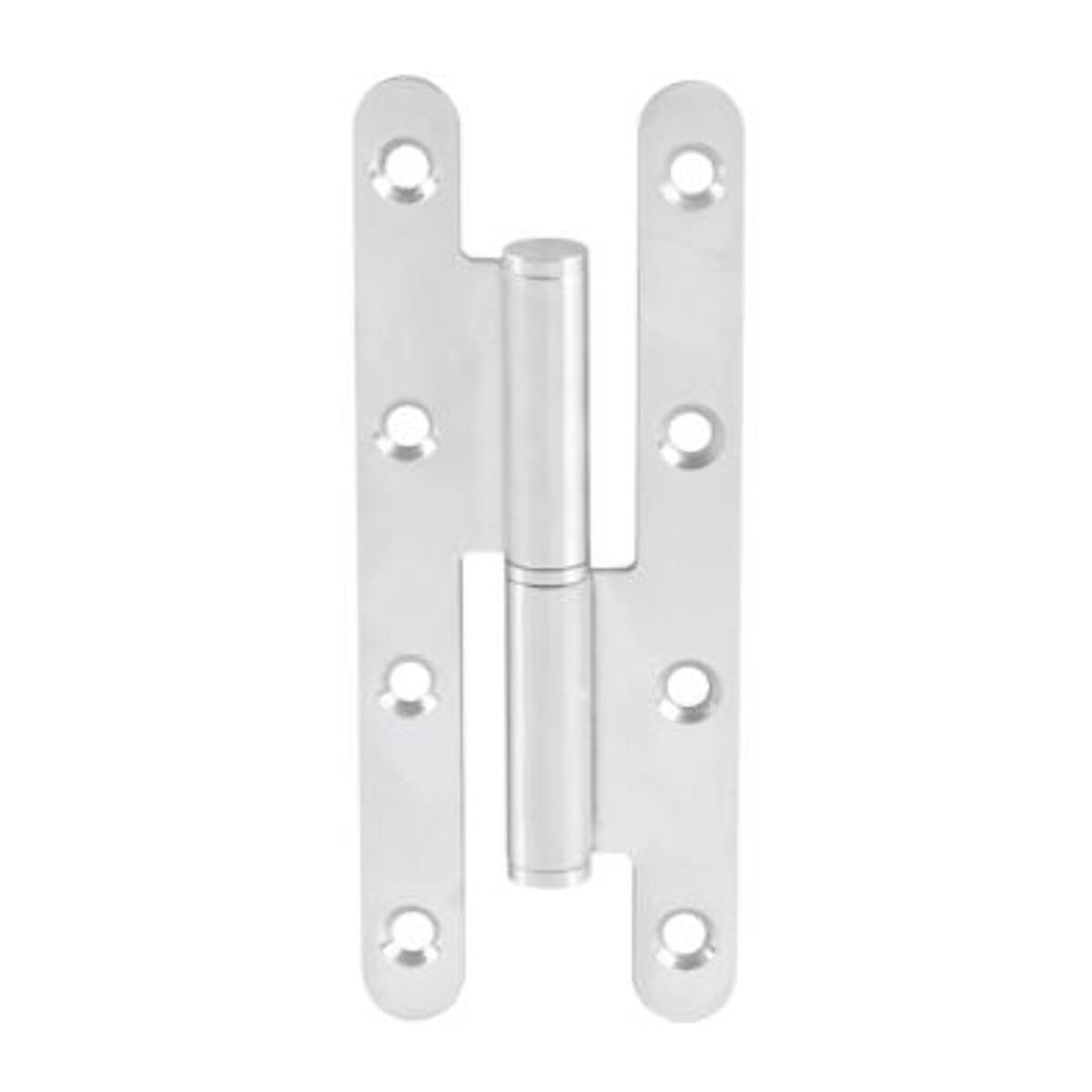 Paumelle en acier inoxydable – 140x55x2.5 mm - Gauche - LTPML140X44-304G