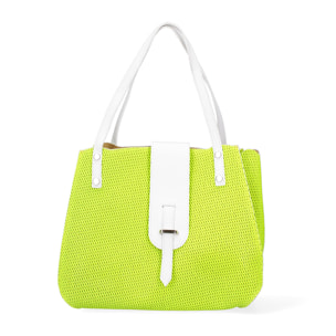 Borsa a spalla da donna - Modello Palermo - Vera pelle - 32.0 x 26.0 x 13.0 cm