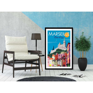 Affiche vintage Marseille Affiche seule