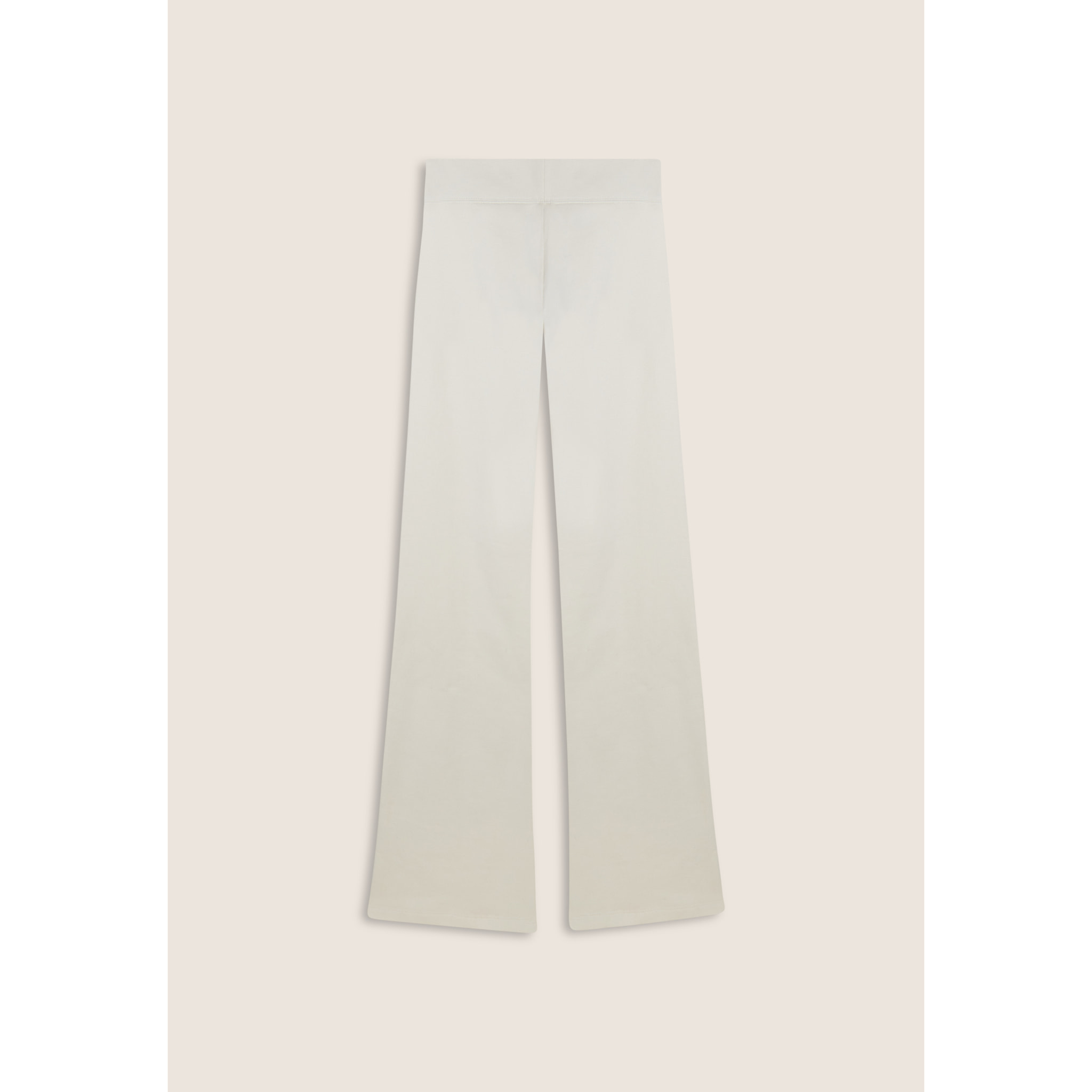 Leggings a zampa in felpa elasticizzata