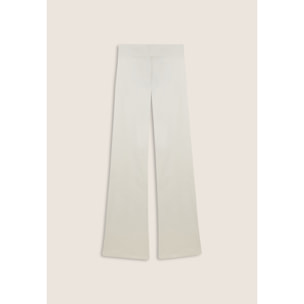 Leggings a zampa in felpa elasticizzata