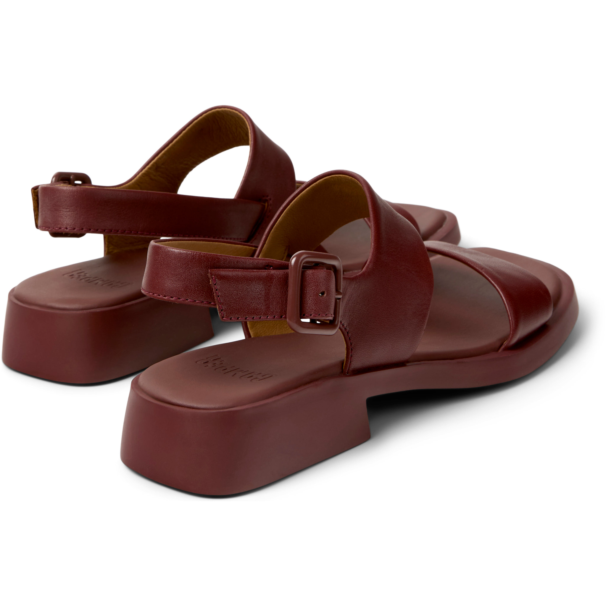 Sandalias - CAMPER Dana - Burdeos - Cuero liso