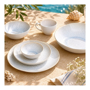 Lot de 6 assiettes creuses, NUAGE