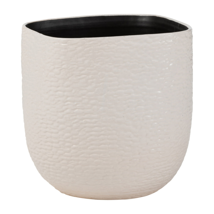 J-Line cache-pot Audrey - céramique - blanc - extra large - Ø 29.5 cm