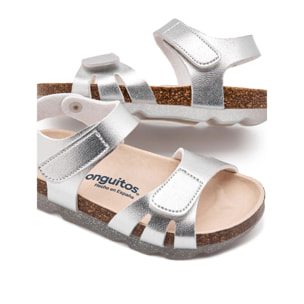 Sandalias BIO Tiras Plata