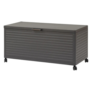 Coffre de rangement "Edenio" graphite L 182,2 x 78 x 89,4cm en aluminium 1070 L