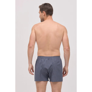 Apertura in tessuto boxer con stampa a quadri