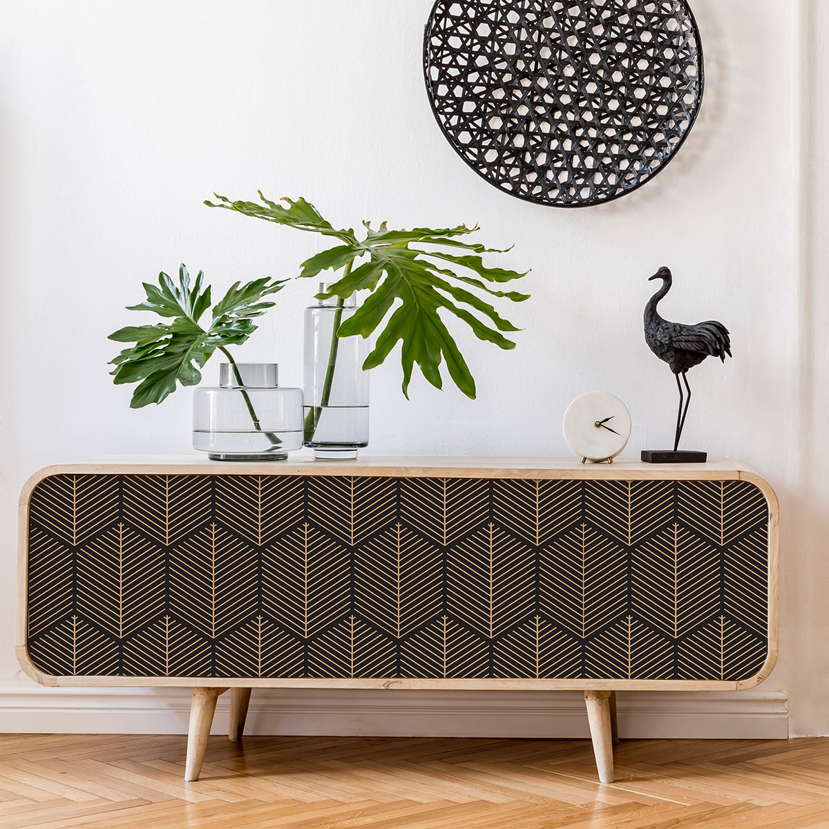 Sticker scandinave pour meuble hendrickx 60 x 90 cm