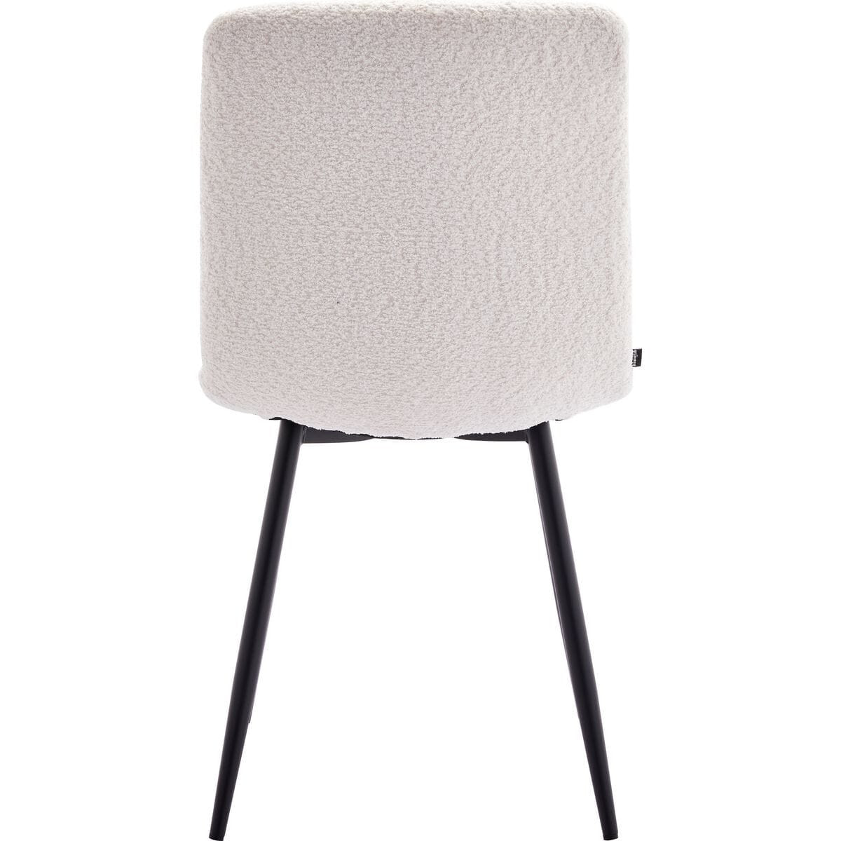 Lot de 2 chaises en tissu bouclette - IGGY