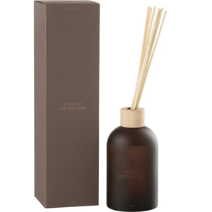 J-Line Bâtonnets parfumés Accords Essentiels - Vanille Gourmande - brun - 550 ml