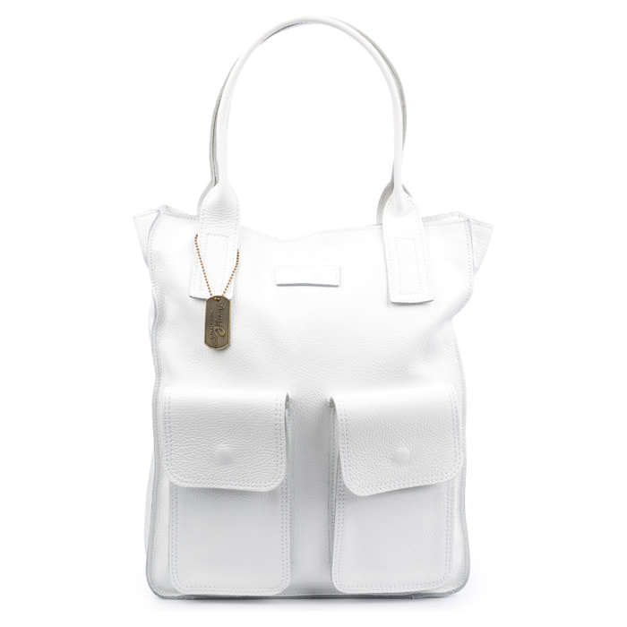 Bellona Bolso Tote Mujer. Piel auténtica Dollaro