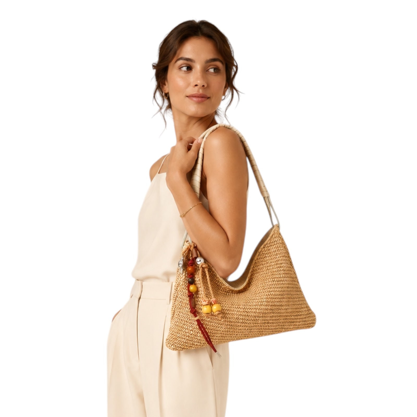 Borsa a spalla Cheval Firenze Alina S/S Beige