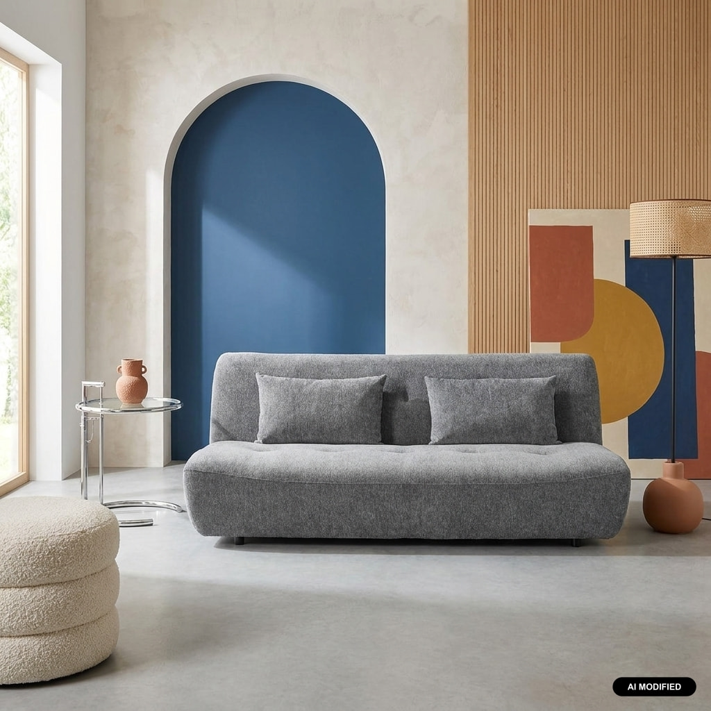 Banquette convertible tissu chenille 3 places KLIK