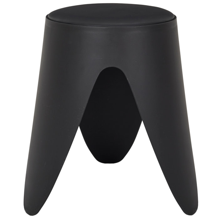 Tabouret Eve Noir - Lot de 6