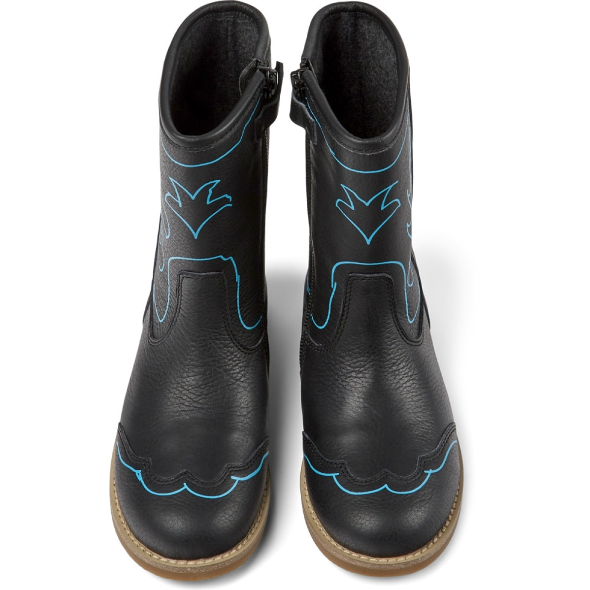 CAMPER Savina Twins - Botas Negro Infantil Unisex