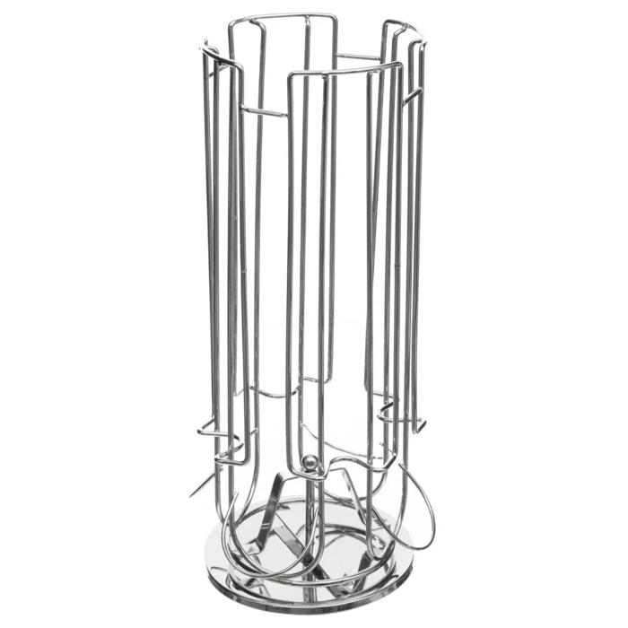 Porte-capsules rotatif x24 chromé