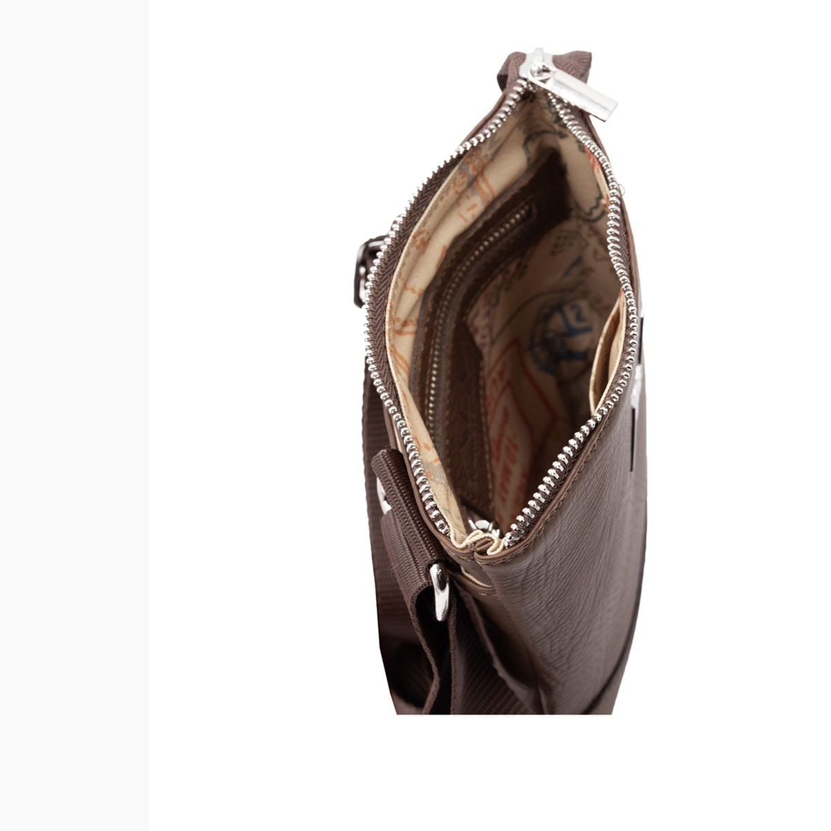 Borsa a tracolla da donna - Modello Elora Lux - Vera pelle - 18.0 x 21.0 x 2.0 cm