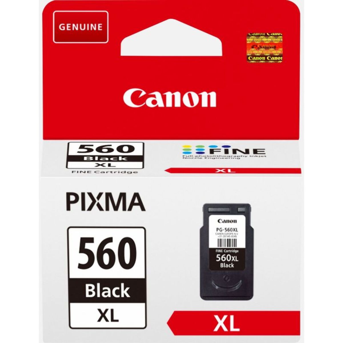 Cartouche d'encre CANON Originale PG-560 XL Haute Capacité Noire - 3712C001