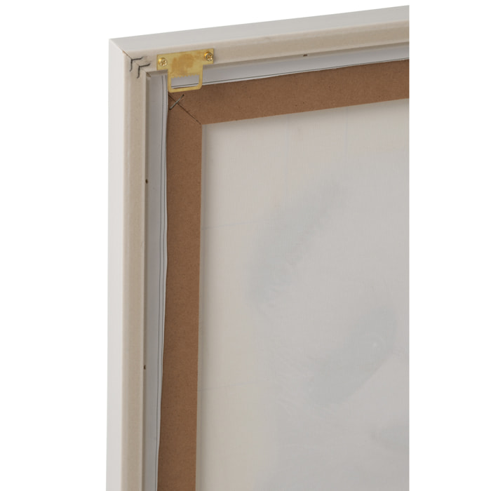 J-Line Cadre Animaux - toile - multicolore - 4 pièces