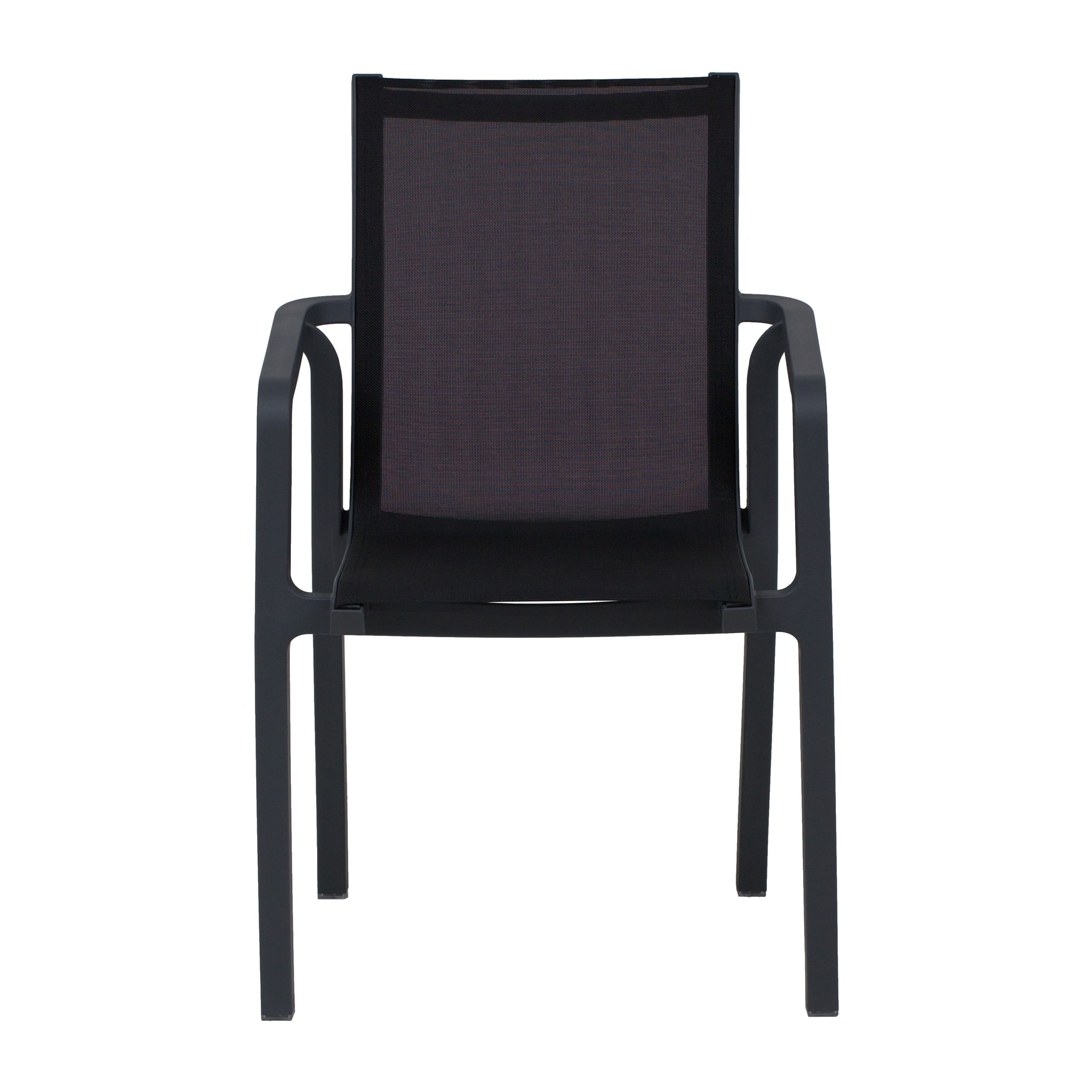 Set 2 sedie impilabili colore antracite