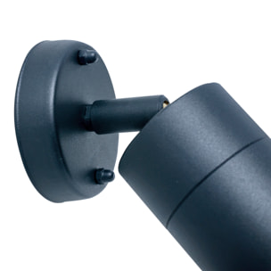 FORLIGHT Pixa Simple alique de uso interior y exterior para bombilla GU10 en color negro